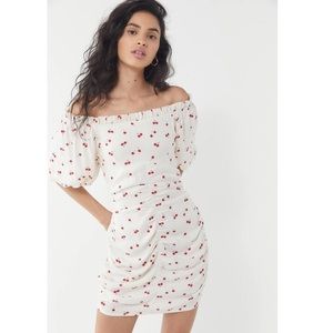 NWT Urban Outfitters- Off shoulder Cherry Mini